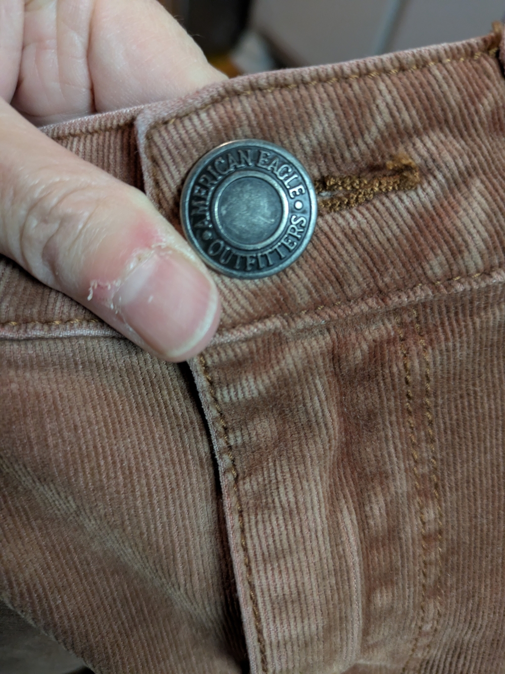 American Eagle Outfitters Women's Brown Corduroy Jeans